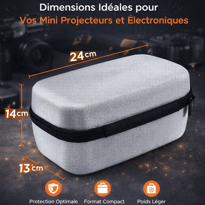 Sac de transport pour projecteur HY300 pro +, pochette multifonction avec poignée.